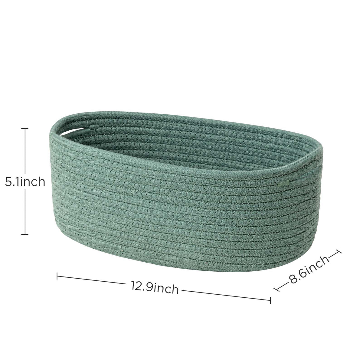 Cotton Rope Storage Baskets with Handles Set of 3 B414