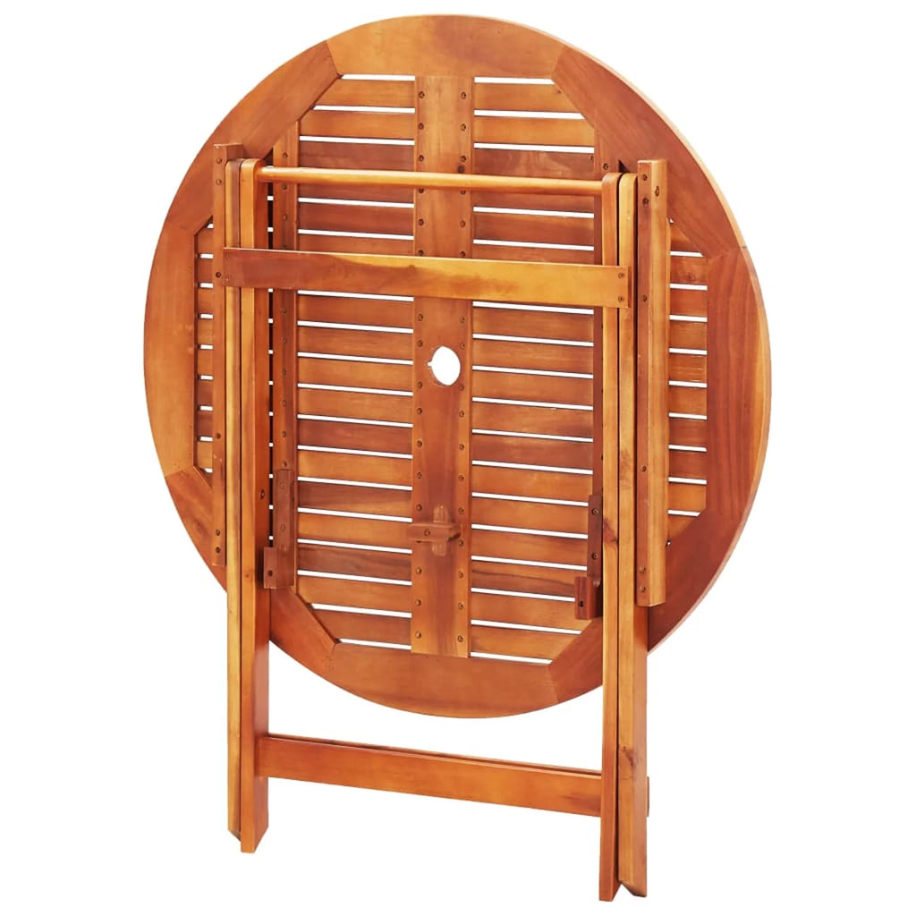 Folding Garden Table Solid Eucalyptus Wood M6487