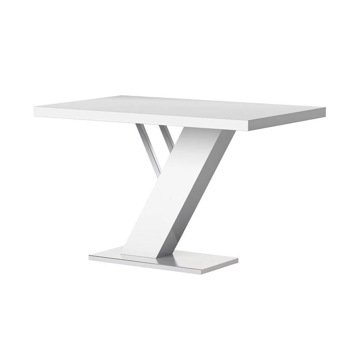 51.2" Steel and Wood Pedestal Dining Table L508622
