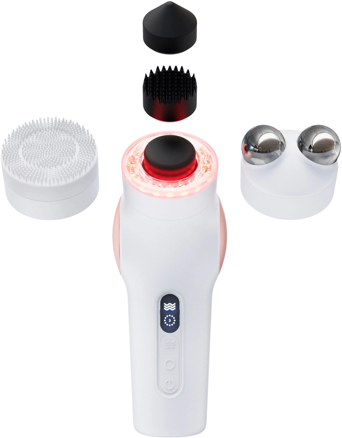 White 6-in-1 Facial Health Device J174