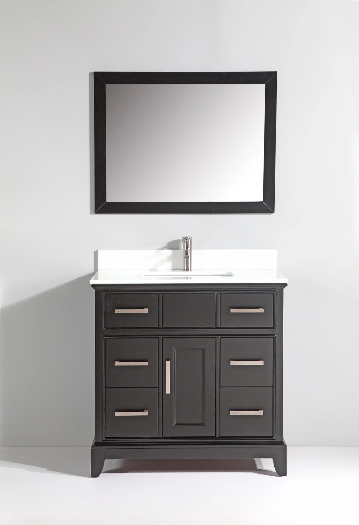 36 in. Single Sink Vanity & Mirror Espresso H95180