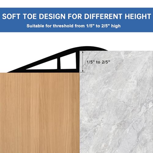 Self Adhesive Vinyl Door Threshold Strip Brown Wood Grain 6.6 Ft U9064