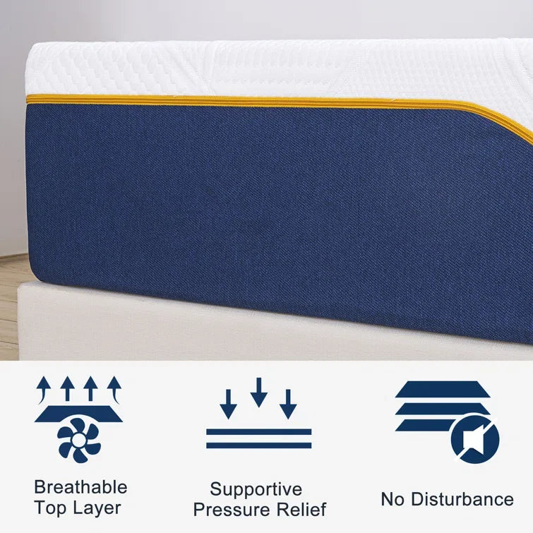 Queen Size Medium Plush Gel Memory Foam Mattress B23024
