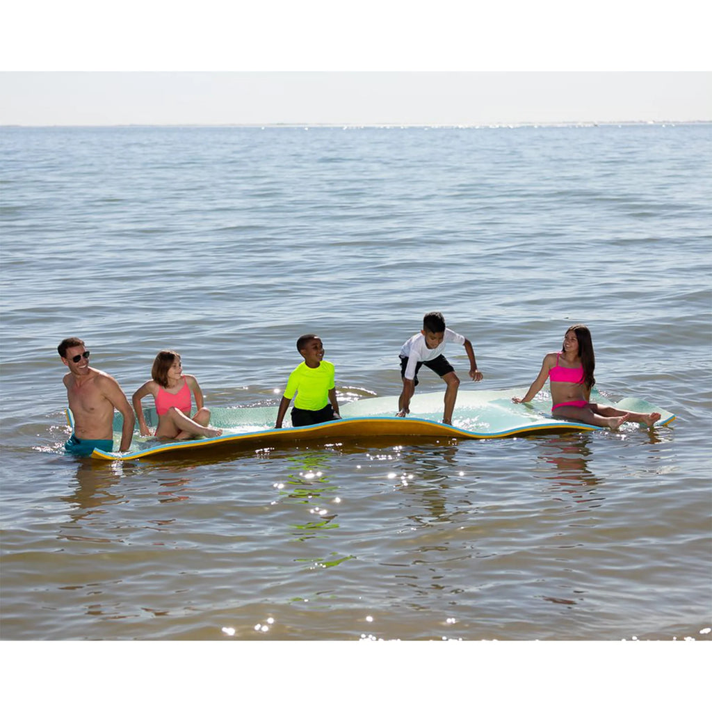 5 x 12 Ft Water Floating Lounge Mat Teal B797432