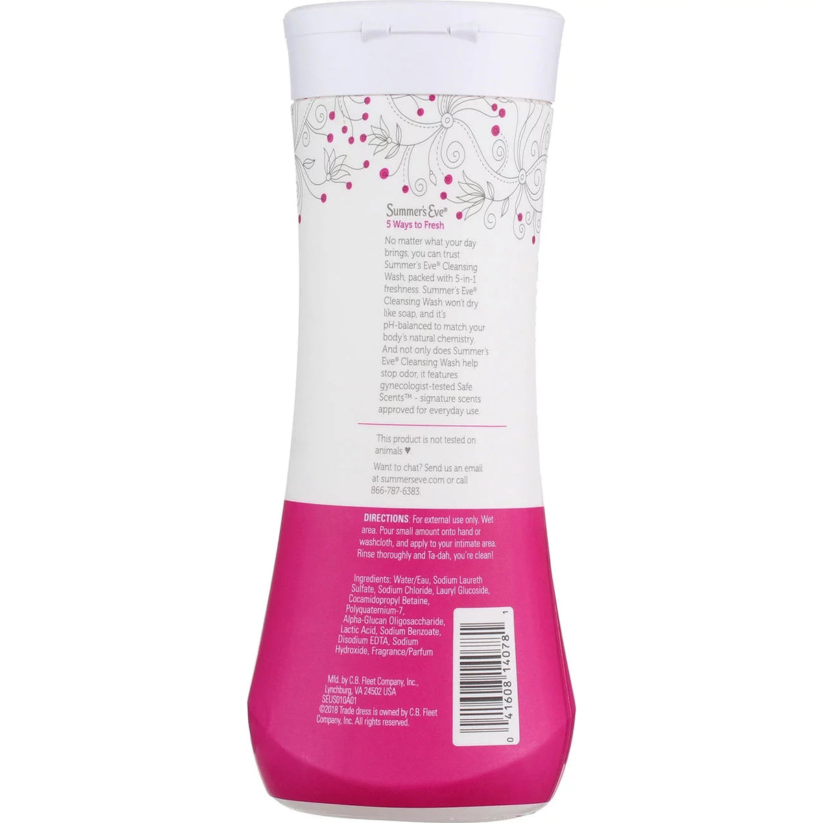5 Pack 15 Ounce pH-Balanced Cleansing Wash Z102220