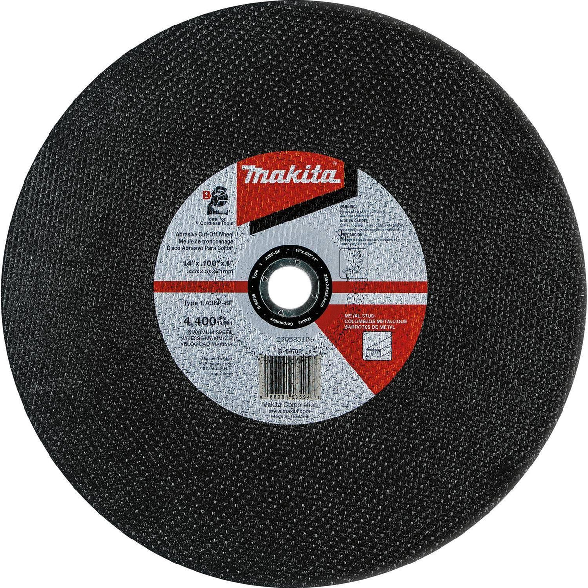 Abrasive Cut-Off Wheel 25/pk U72214
