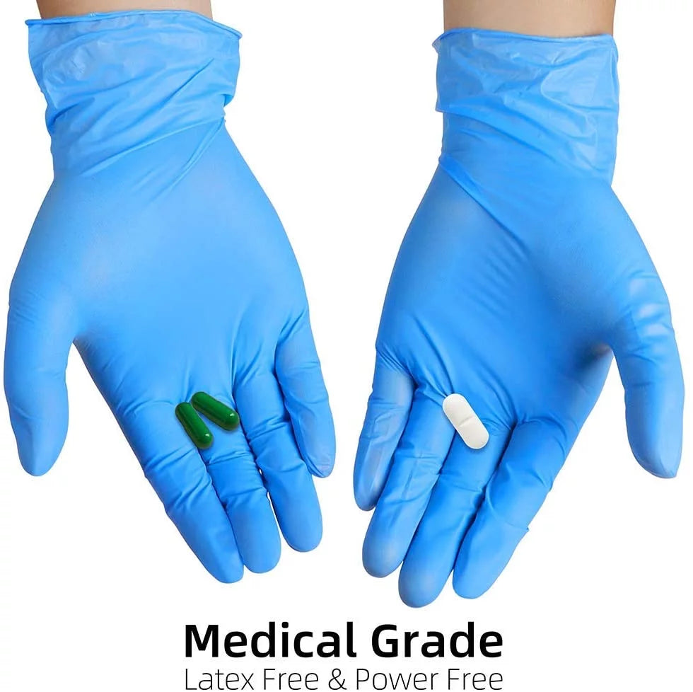 1000pc Blue Nitrile Exam Gloves E931745