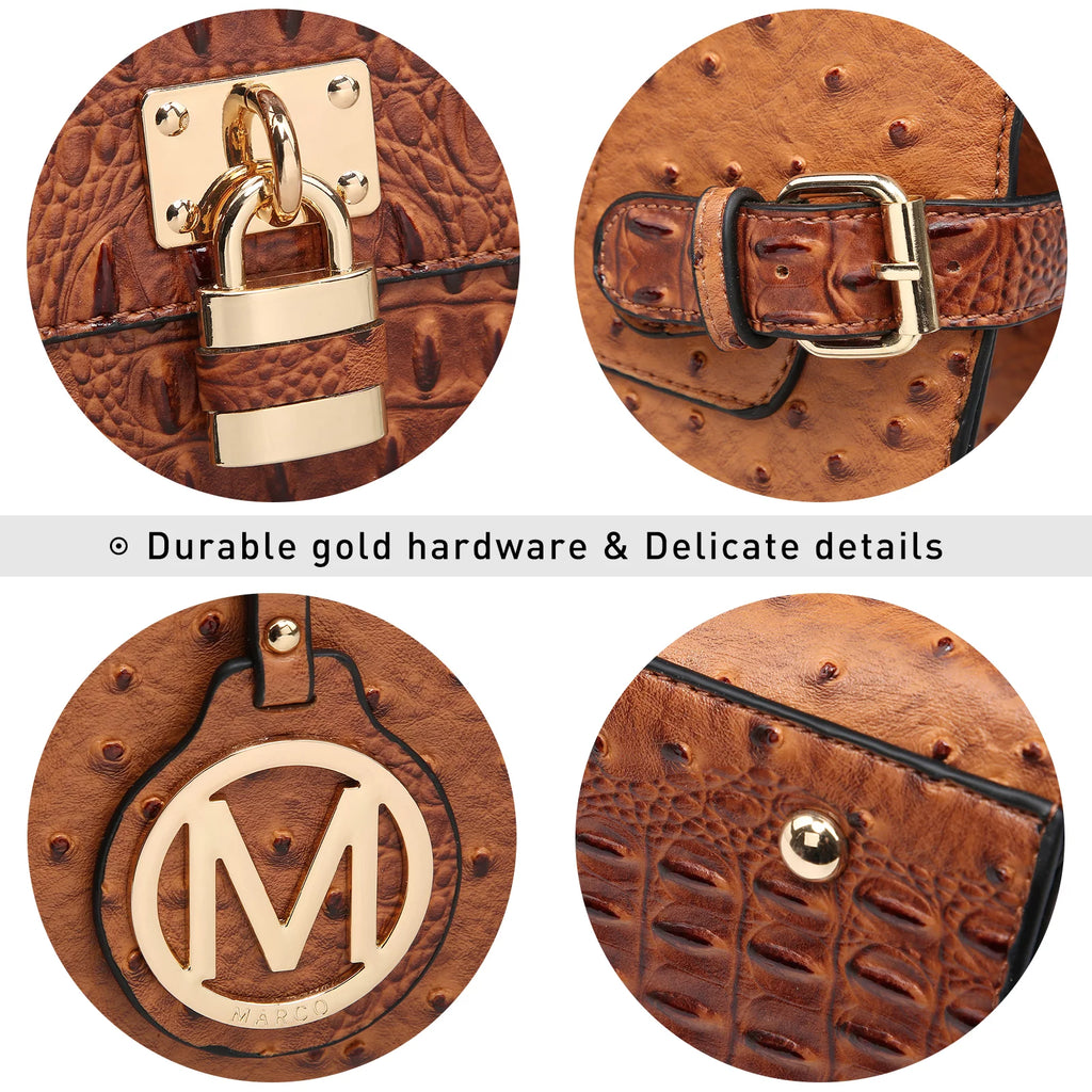 Top Handle Tote Handbags Shoulder Bags with Wristlet Wallet A393197