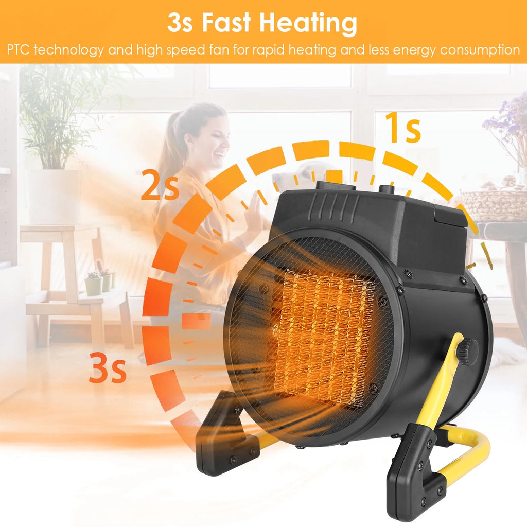 1500W PTC Electric Space Heater E6822
