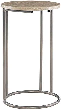 Silver Metal Accent C Table E998