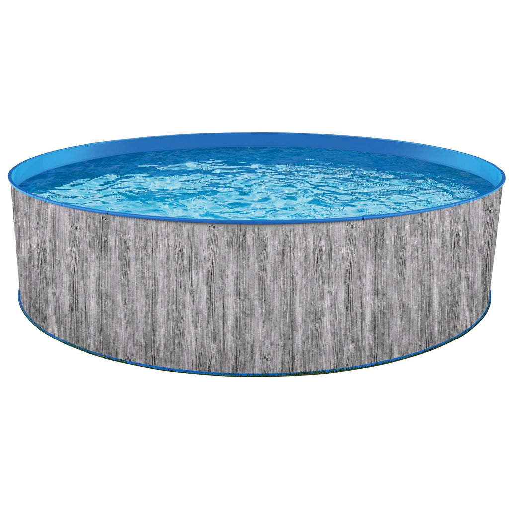 12-ft Round 36-in Deep Steel Wall Above Ground Swimming Pool X930570