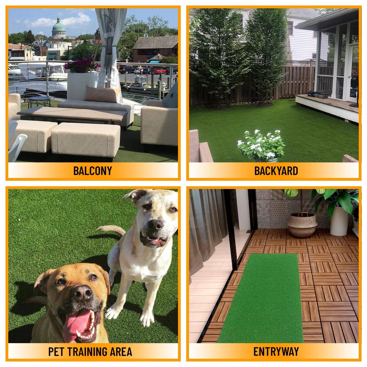 7x28 Artificial Turf Golf Hitting Mat Green F96761