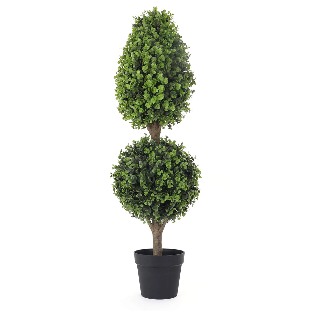 Artificial 4' Topiary Ball Tree 2 Pack F90559