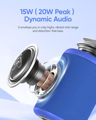 Portable IPX5 Waterproof Bluetooth 5.3 Wireless Speaker Q700