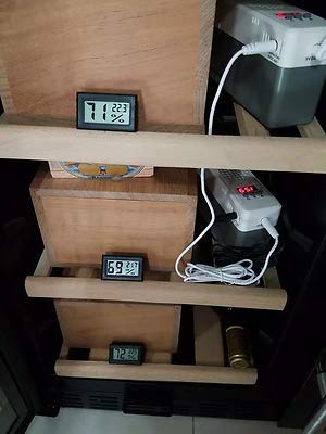 Electronic Cigar Humidifier, 40% to 90% Setting Range D298