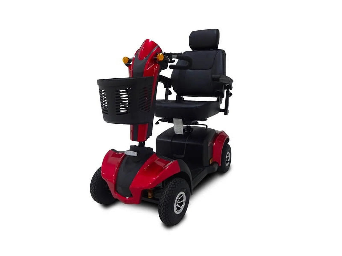 4 Wheel Electric Portable Travel Scooter, Red S7611
