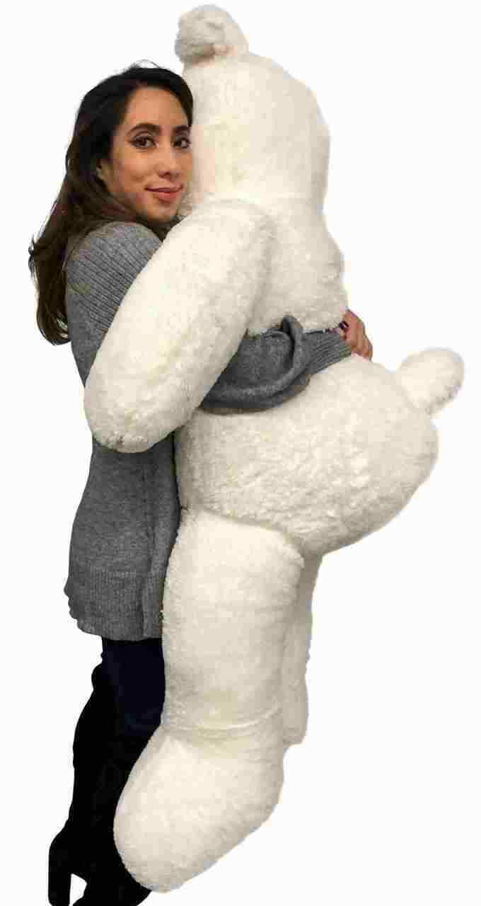 White 5 Feet Tall Plush Stuffed Animal X848