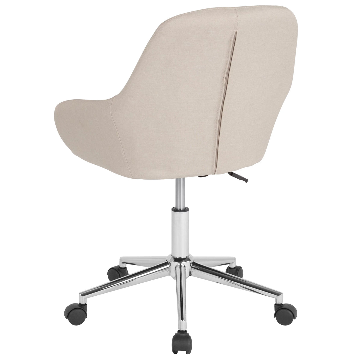 Beige Fabric Mid-Back Chair G639