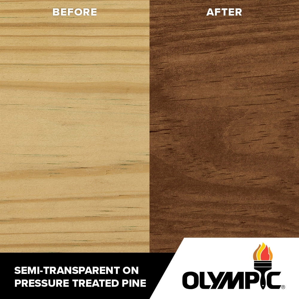 Teak Semi-Transparent Exterior Stain and Sealer 5 gal. Q583954