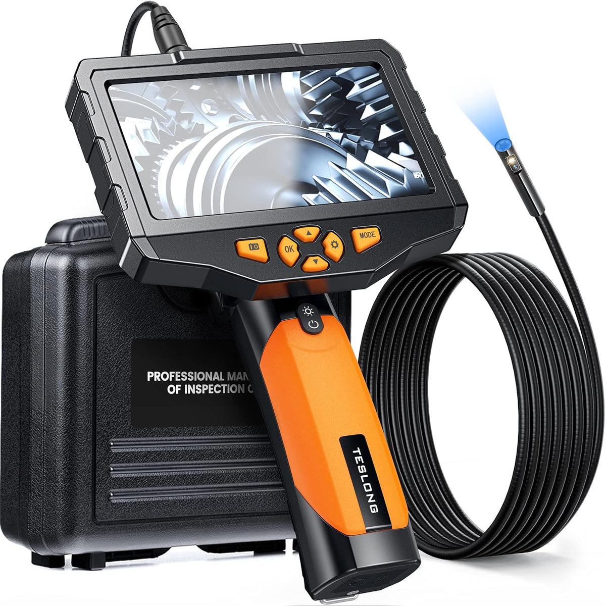 5 inches IPS Dual Lens Borescope Endoscope Camera X83917