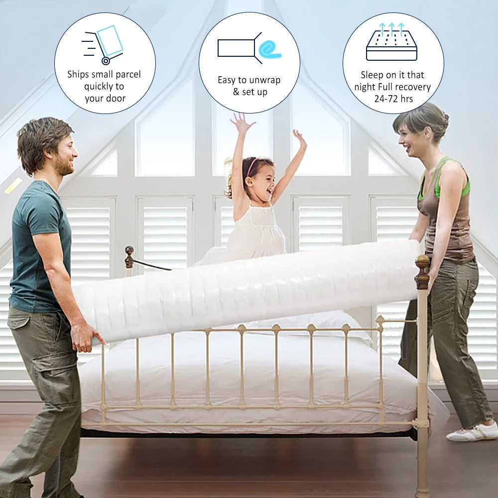 Queen Size Gel Memory Foam Hybrid Mattress T506571