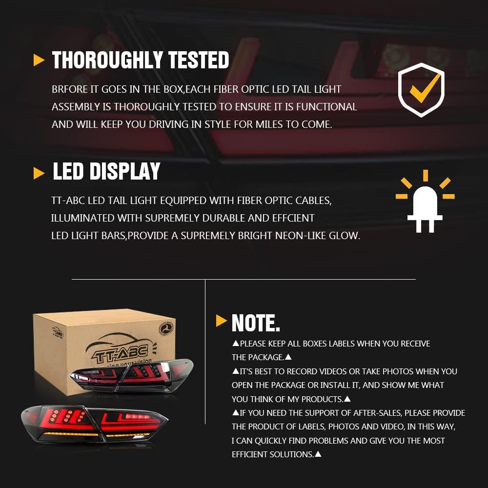Toyota Camry Tail Light Assembly W157