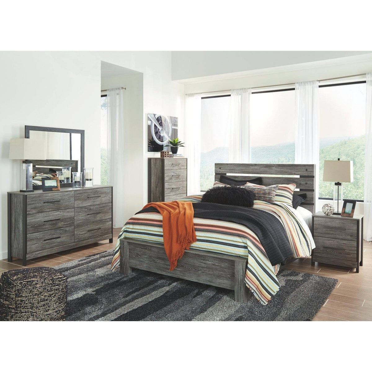 Black Nightstand Z347844