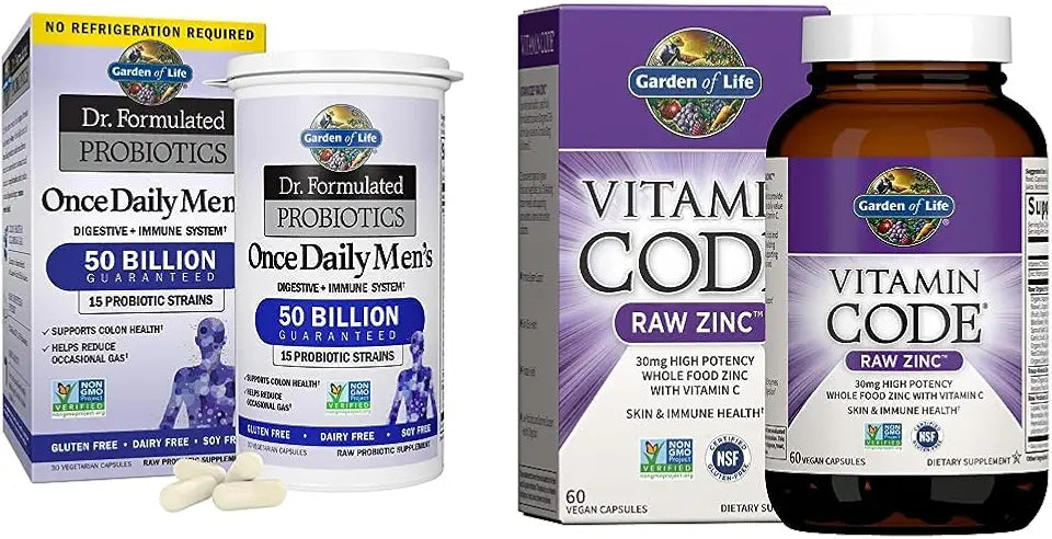 50 Billion CFU 15 Probiotics Zinc Multimineral Supplement S679