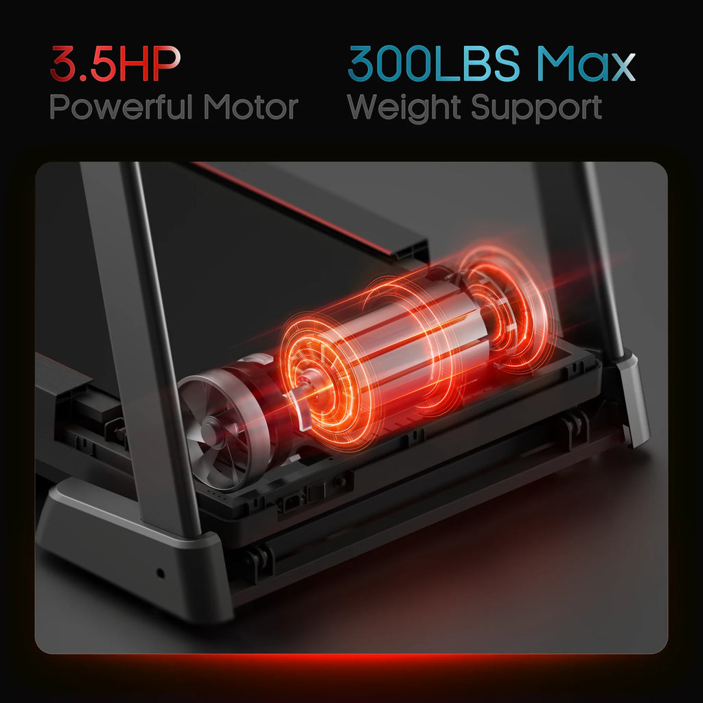 3.5HP Folding Treadmill with Auto Incline I544571