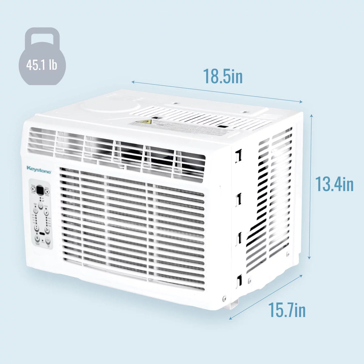 5,000 BTU Window Air Conditioner with Remote, White Q2733