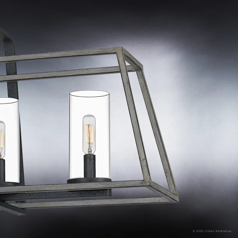 Indoor Chandelier with Clear Glass C88758