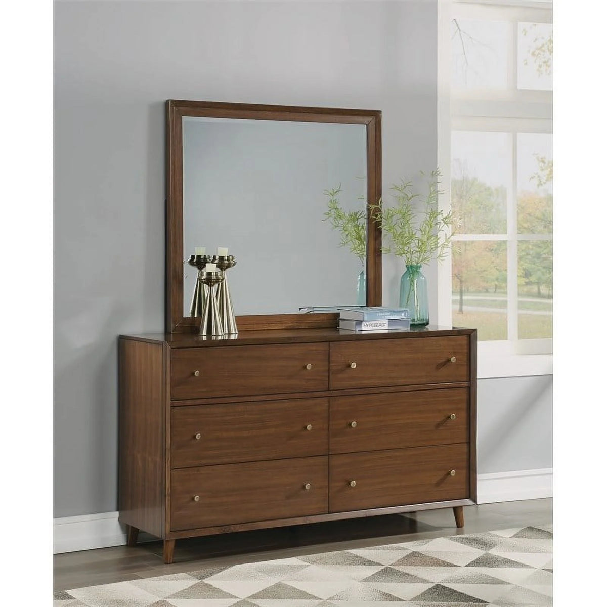 Brown Wooden Dresser J8085