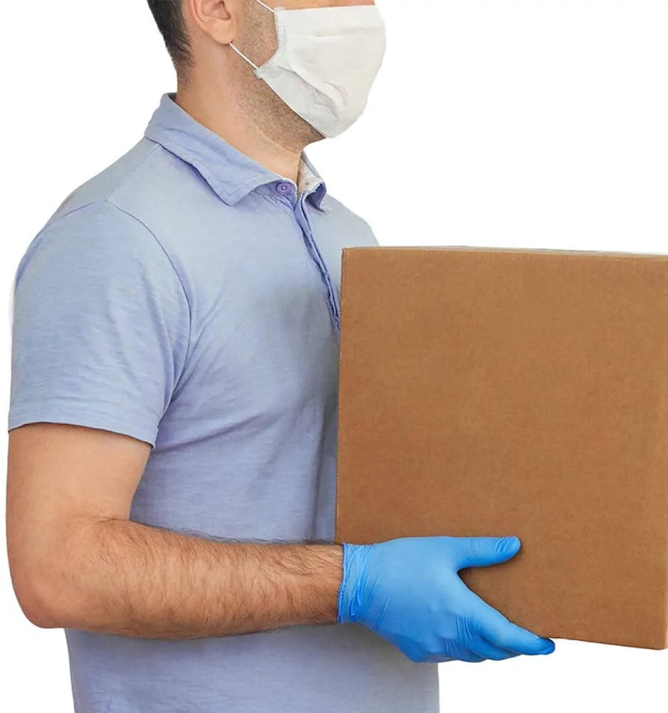 1000pc Blue Nitrile Exam Gloves E931745