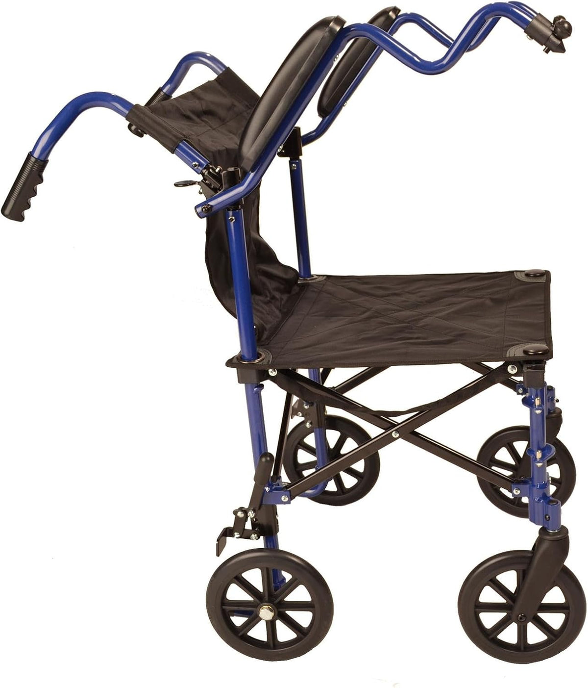 Super Lightweight Folding Travel Wheelchair with Height Adjustable Footrests L794934