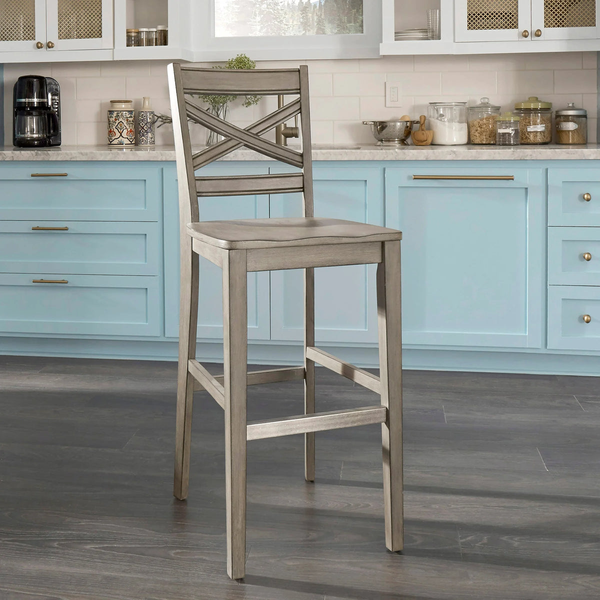 Gray Bar Stool K857