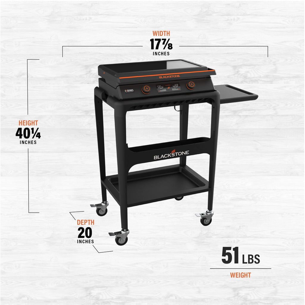22 Electric Tabletop Griddle with Prep Cart Y2894