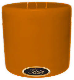 Amber 6x6 Pillar Candle B936915