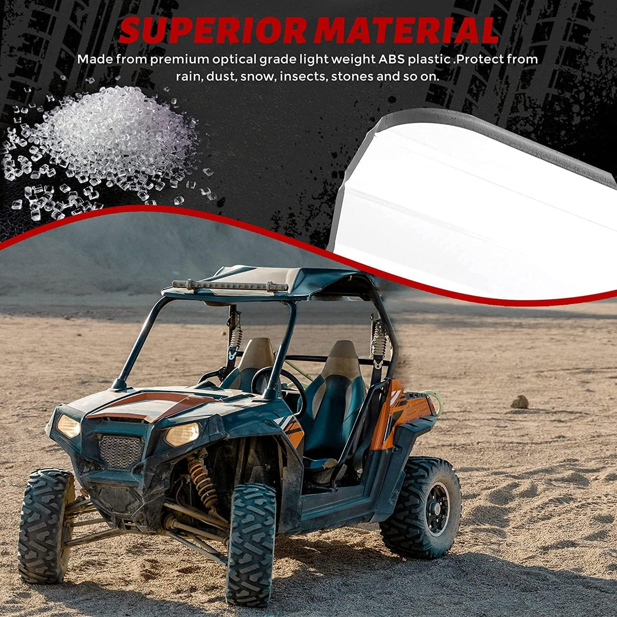Full 3-in-1 Fold Windshield with Gas Spring R579750