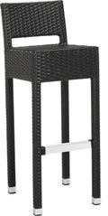 Black Indoor-Outdoor Bar Stool C25096