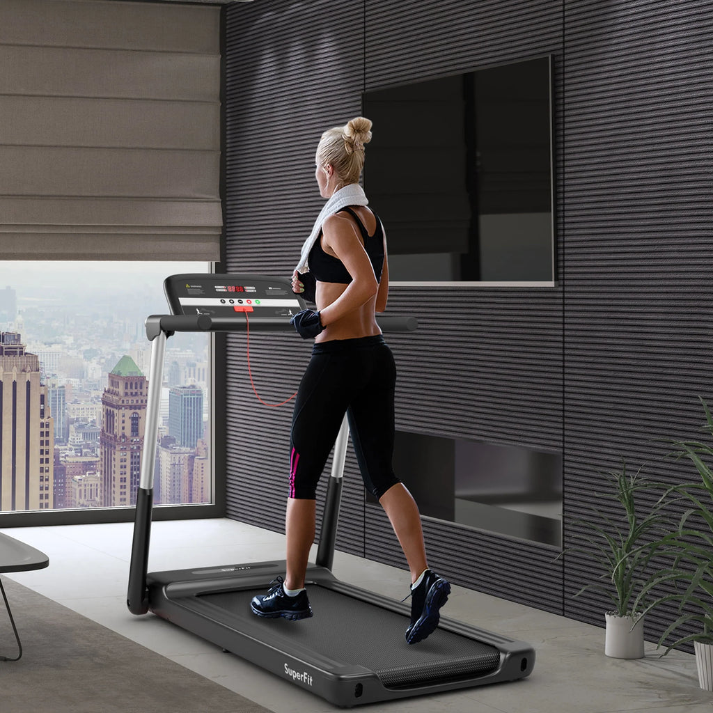 2.25HP Folding LED Treadmill Y50238