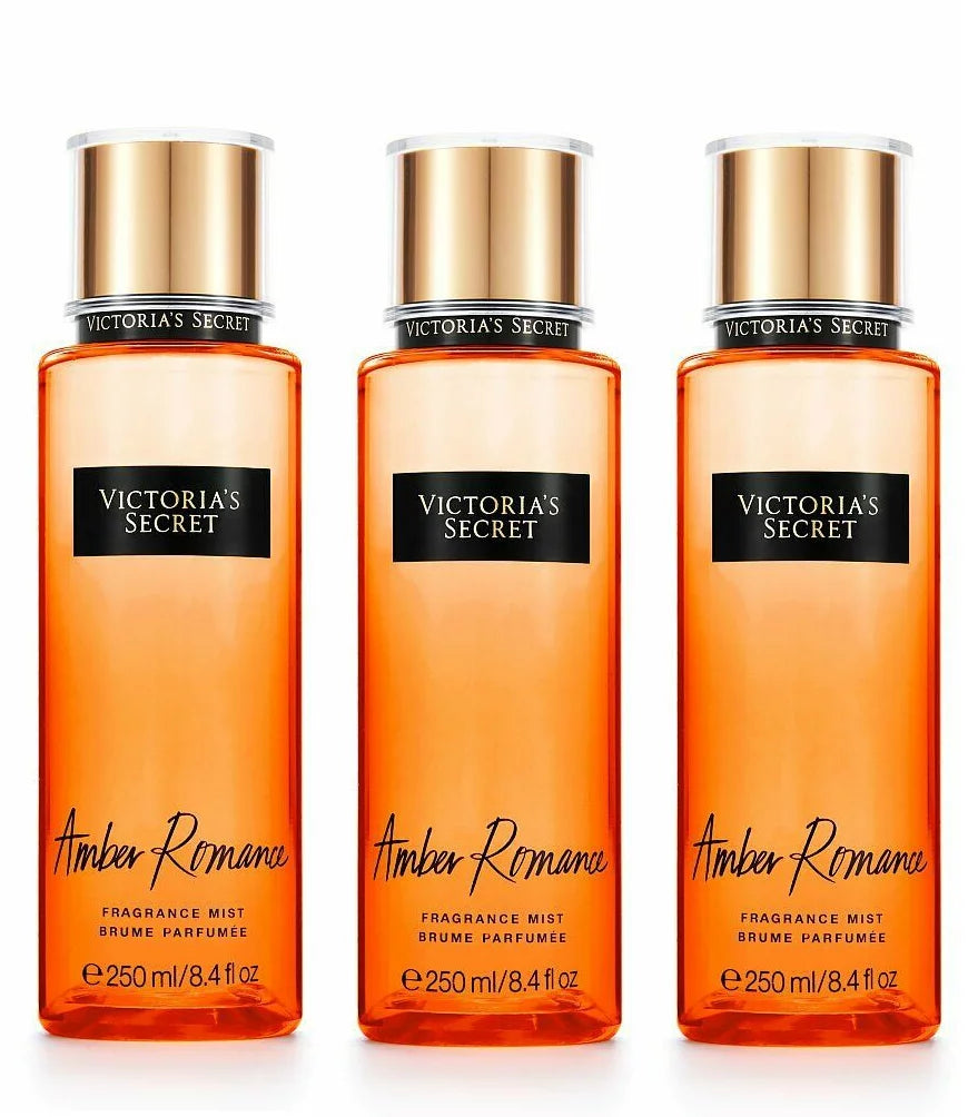 Amber Romance Body Mist Spray 8.4 oz (PACK 3) L780