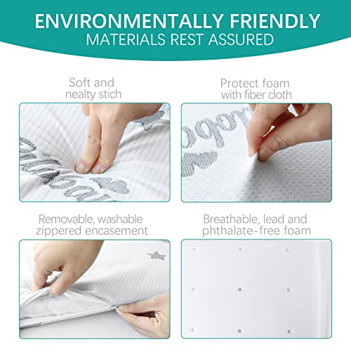 Waterproof Breathable Bassinet Mattress Pad with Removable Zippered Cover W40628