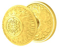 Polished Brass Door Knob Set C9790