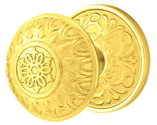 Polished Brass Door Knob Set C9790