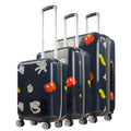Mickey Mouse 3 pc Hardside Spinner Luggage D100