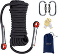 10mm 10M Static Climbing Rope with Non-Slip Gloves N183