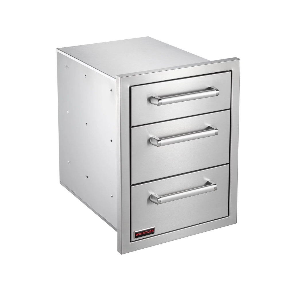 22-inch Stainless Steel Triple Access Drawer T92041