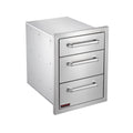 22-inch Stainless Steel Triple Access Drawer T92041