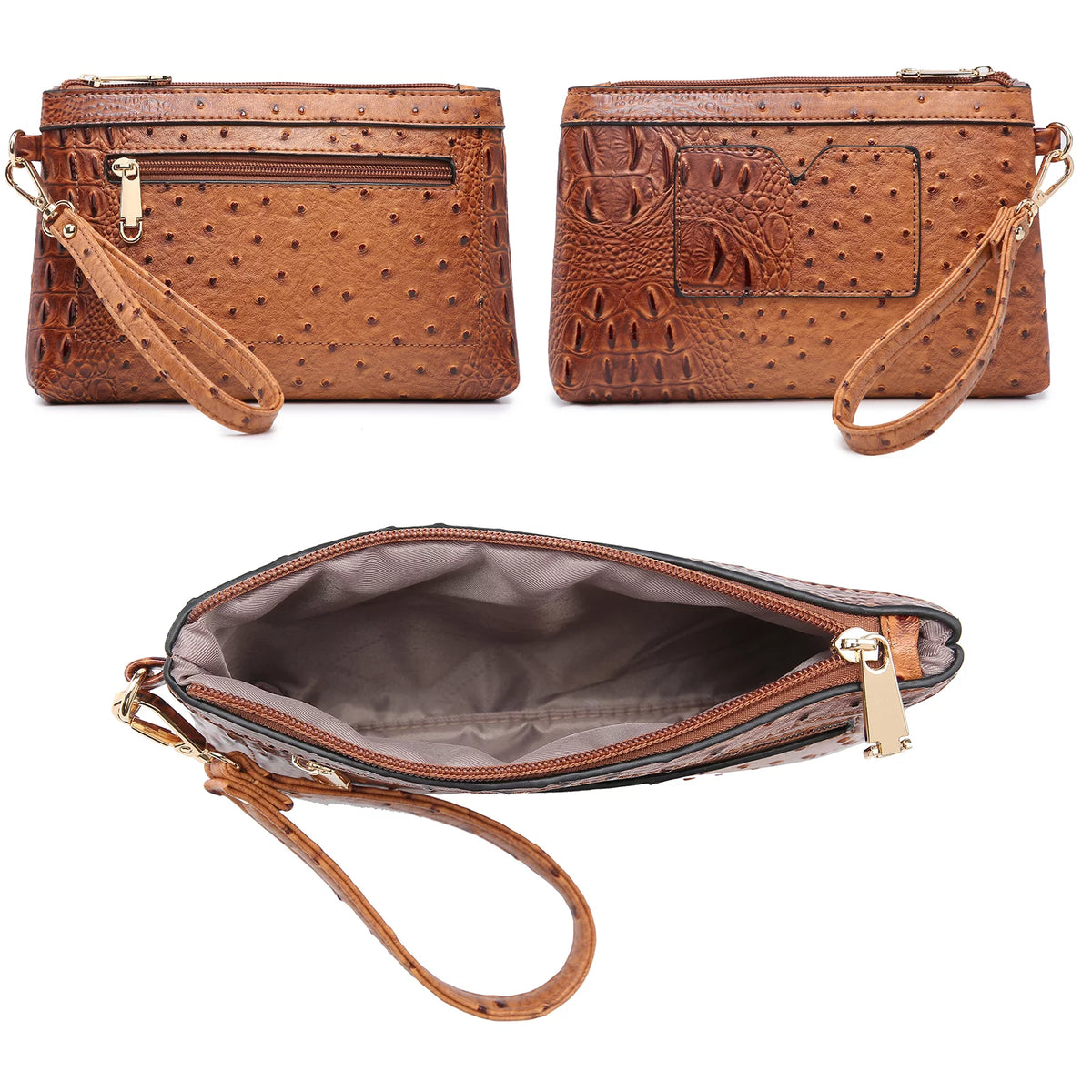 Top Handle Tote Handbags Shoulder Bags with Wristlet Wallet A393197