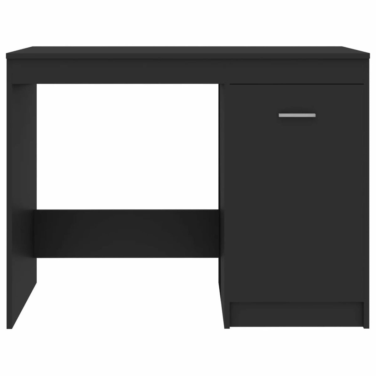 Gray Computer Desk with Storage Cabinet J48126